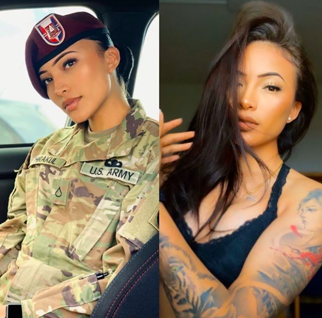 Photo n°10 : Hot Military Girls In and Out of Uniform!