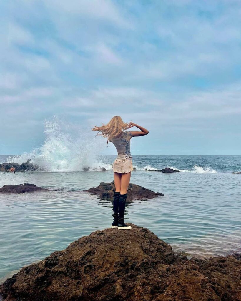 Stella Maxwell Stuns by The Sea!